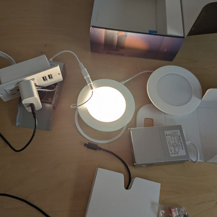 (ONLY 2) Govee 4 Inch Smart Recessed Pot Lights, Wi-Fi & Bluetooth RGBWW Dimmabl