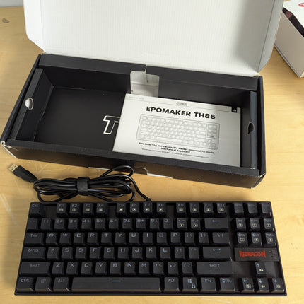 Redragon K552 Mechanical Gaming Keyboard 60% Compact 87 Key Kumara Wired Cherry