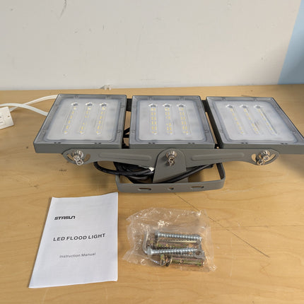 STASUN 300W LED Flood Light, Mini Series Outdoor Floodlight, 30000LM 6000K Dayli