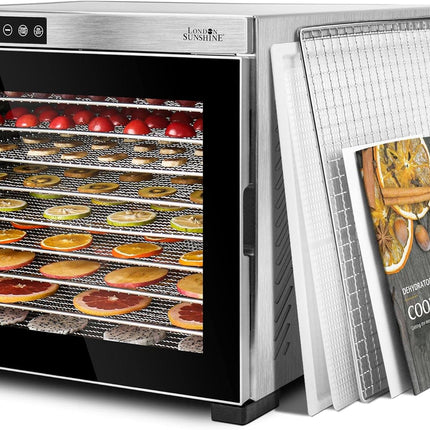 London Sunshine® Commercial Grade Food Dehydrator - Double Wall Stainless Steel