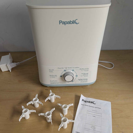 Papablic Baby Bottle Sterilizer and Dryer, Electric Steam Sanitizer for Baby Bot