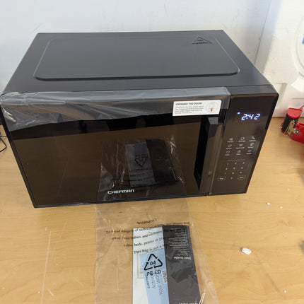 Chefman 1.1 Cu Ft Countertop Microwave Oven, 1000W, 10 Power Levels