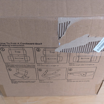 RLAVBL 9x6x2 Shipping Boxes Set of 50, White Corrugated Cardboard Box for Packin