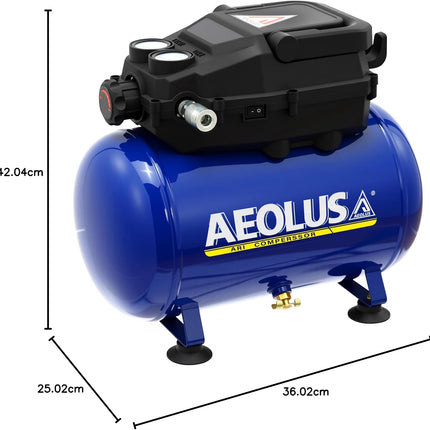 AEOLUS 3 Gallon 110 PSI Oil-Free Air Compressor, Portable Tank for Auto Repair, Tire Inflation & Spray Painting, 16.8 lb