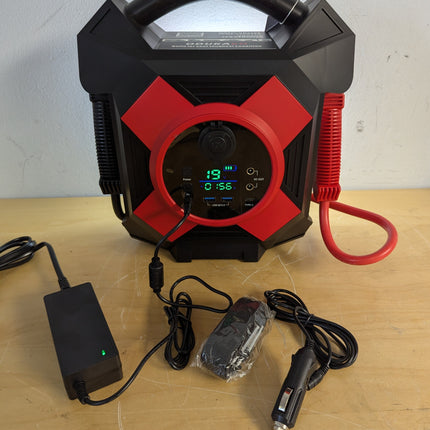 ODUKAKO DM1264 12V Semi Truck Jump Starter, 30000A Peak Heavy Duty Booster with 64000mAh Power Bank & LED