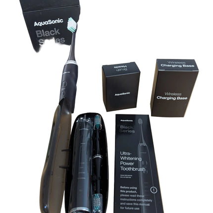 Aquasonic Black Series Ultra Whitening Toothbrush – ADA Accepted electric toothb