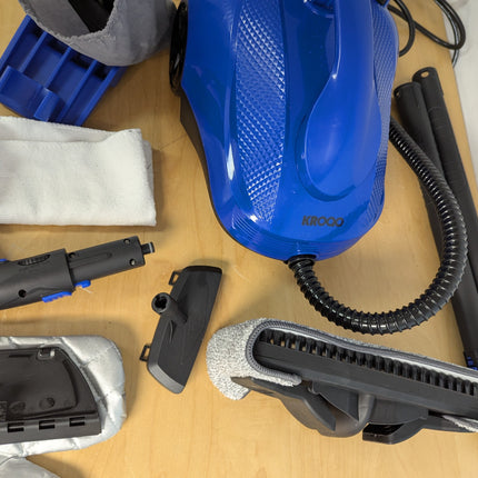 KROQO Steam Cleaner, Steam Mop with 23 Accessories, Powerful Multipurpose Portab
