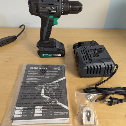 Denali by SKIL 18 V (20 V Max) Drill Driver Kit, Includes 2 x 2 Ah Lithium Batte