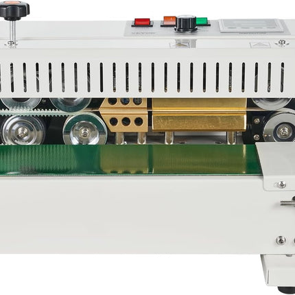 VEVOR Continuous Bag Band Sealing Machine, 0.24-0.47 in/6-12 mm Seal Width, Hori