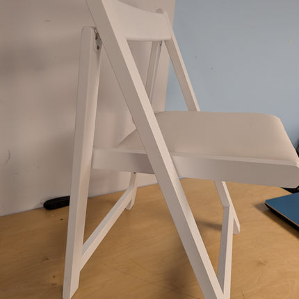 FUNROLUX Wooden Folding Dining Chairs with Padded Seats 2 Pack Foldable Chair fo