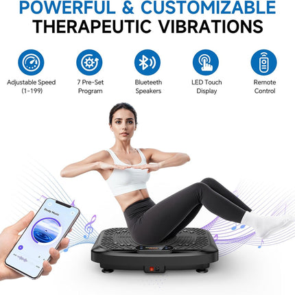 Vibration Plate Exercise Machine Weight Loss, Full Body Workout Vibration Plate