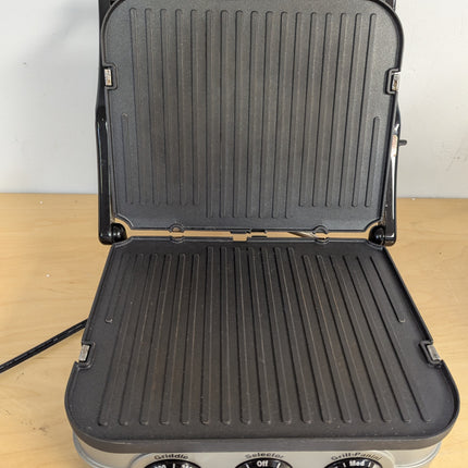 (Used-Fair) Cuisinart 5-in-1 Griddler with Reversible Nonstick Grill and Griddle