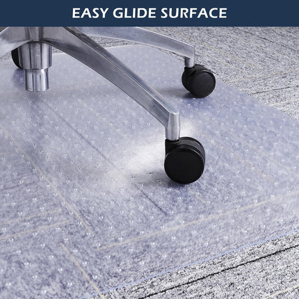 Chair Mat for Carpet, SALLOUS 46" x 60" Office Chair Mat for Carpeted Floors, Ga