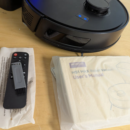 MONSGA Robot Vacuums and Mop 5000Pa, Self-Emptying, 3.5L 60-Day Capacity, Lidar