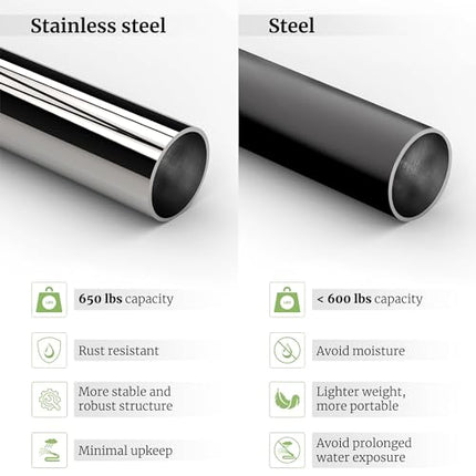 Tranquillo Double Hammock with Stand 650lb Capacity Double Hammock with Spreader