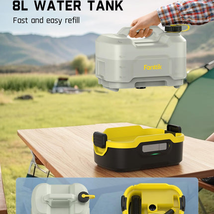 Fanttik NB8 Nano Portable Cordless Electric Sprayer w/2.1Gal Tank, Retractable S
