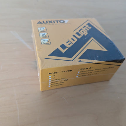 AUXITO H7 LED Headlight Bulbs, 600% Brightness 6500K White 1:1 Mini Size H7 LED