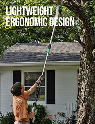 Litheli Cordless Pole Saw 10-Inch, 20V Battery-Powered Pole Saws for Tree Trimmi