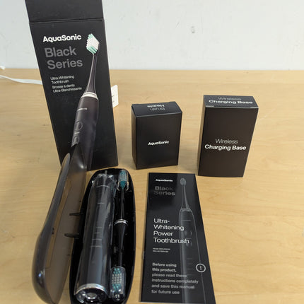 Aquasonic Black Series Ultra Whitening Toothbrush – ADA Accepted electric toothb