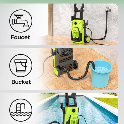 Jowque Electric Pressure Washer 4800 PSI 2.8 GPM, Power Washers Electric Powered