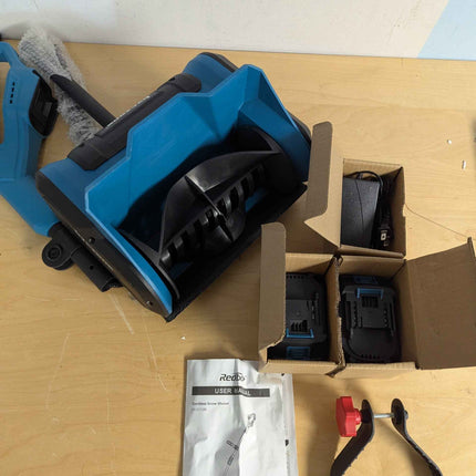 Cordless Snow Shovel, Electric Snow Blower, 26FT Throw Distance, Battery Snow Th