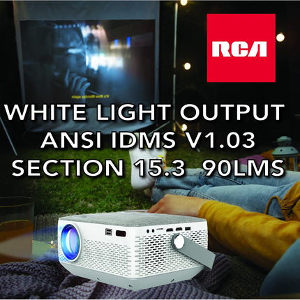 Projector 1080P RCA RPJ402  Bluetooth 5.0 Home Theater