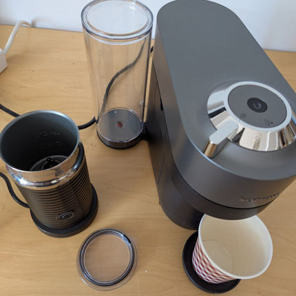 Nespresso Vertuo Pop+ Coffee and Espresso Machine by Breville - Dark Grey