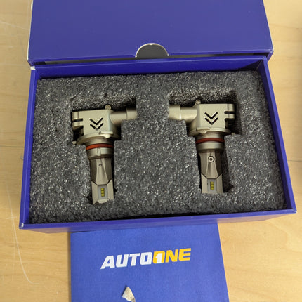 AUTOONE 9005 LED Headlight Bulbs, 34000LM 700% Brighter, Same OEM Size 9005 High