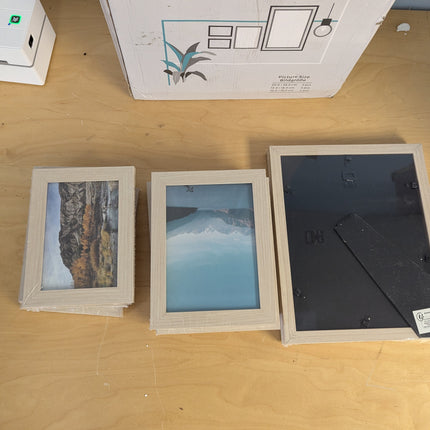 SONGMICS Picture Frames, Collage Picture Frames Set of 10, Two 8x10, Four 5x7, F