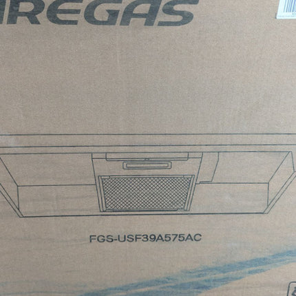 FIREGAS Range Hood 30 Inch Under Cabinet, Ducted/Ductless Convertible Stainless