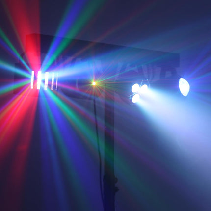 Telbum DJ Lights with Stand, Party Bar Gig Lighting Package with Carry Bag, Soun