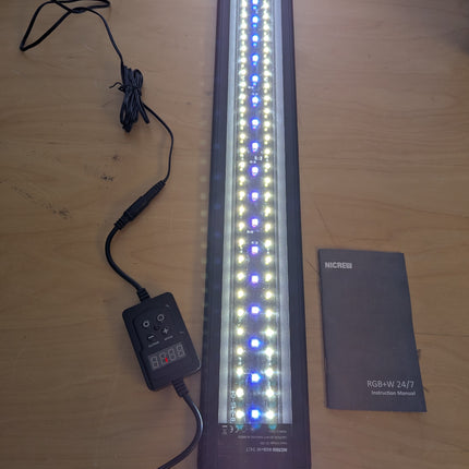 NICREW Saltwater Aquarium Light, Marine LED Fish Tank Light for Coral Reef Tanks