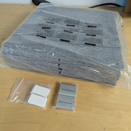 SONGMICS Storage Cubes, Set of 4 Cube Storage Bins, 10.2 x 10.2 x 11 Inches, 2 H