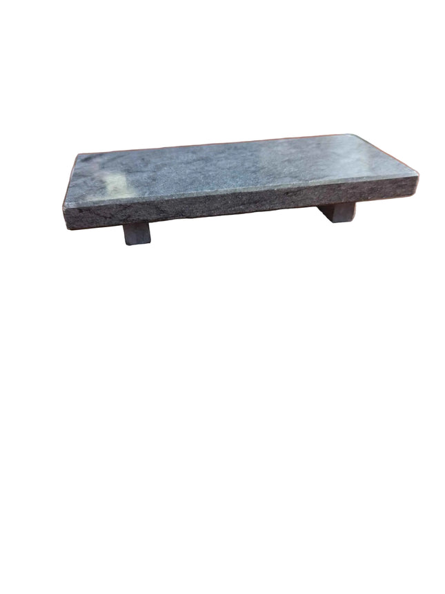 Small grey marble pedestal for kitchen/sink/washroom