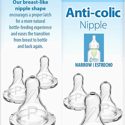 2 pack Dr. Brown's Original Nipple, Preemie (0m+),2 count