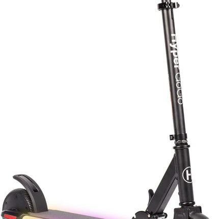 Electric Scooter for Kids, Colorful Rainbow Lights, LED Display, Adjustable Spee