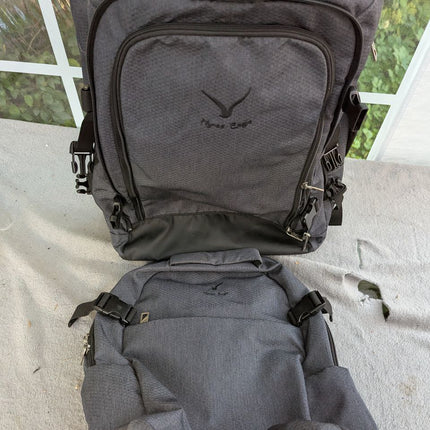 Hynes Eagle 2 in 1 Travel Backpack 22 inches Carry on Luggage 63L Rolling Backpa