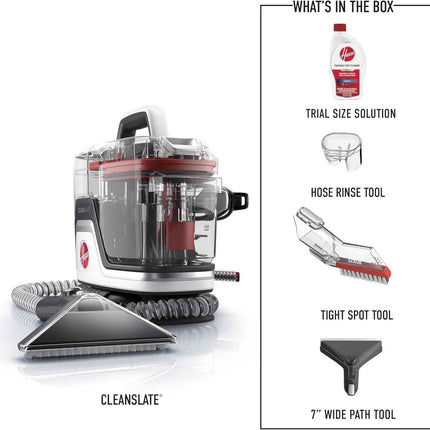 Hoover CleanSlate Portable Carpet & Upholstery Spot Cleaner, Powerful Stain Remo