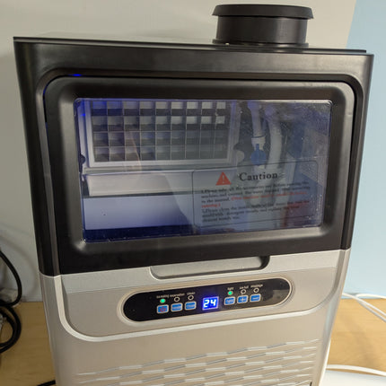 100LBS/24H Commercial Ice Maker Machine, Dual Water Inlet Undercounter or Freest