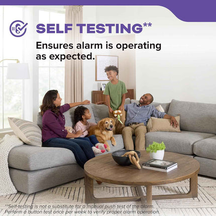 Kidde Smoke & Carbon Monoxide Detector, AA Battery Powered, LED Warning Light In