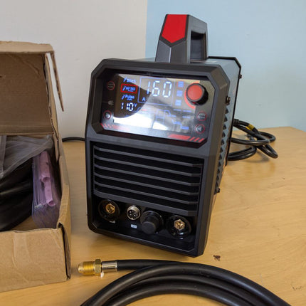 YESWELDER TIG Welder with Pulse 205Amp, Stick/DC TIG/Pulse TIG 3 in 1, 110&220V