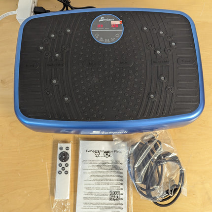 EvoSpark Vibration Plate Exercise Machine (2026) with Dual Motors, 120 Speeds, Remote & 450 lb Capacity