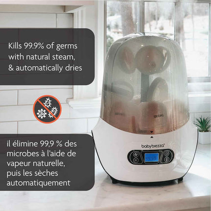 Baby Brezza Baby Bottle Sterilizer and Dryer Machine – Electric Steam Sterilizat