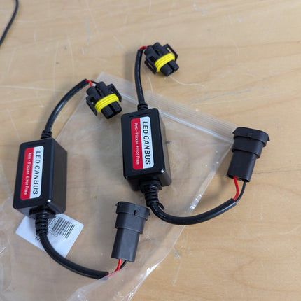 2PCS Headlight Decoder 12V 4A Error Code Warning Canceller for 9005 9006 9012 Pl