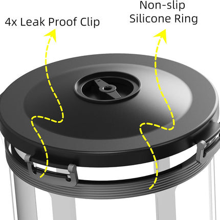 15 Minute Vacuum Tumbler Marinator for Meat Vegetable with Leak Proof Clip https