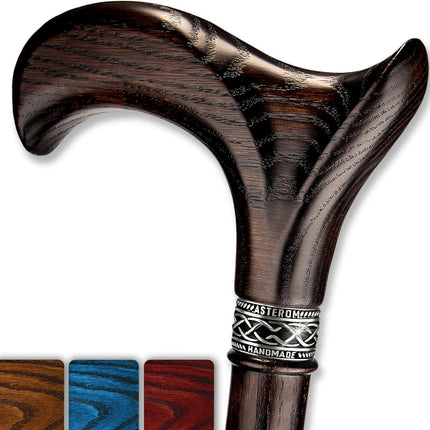 Asterom Walking Cane - Handmade, Ergonomic, Wooden - Canes for Men, Cane for Wom