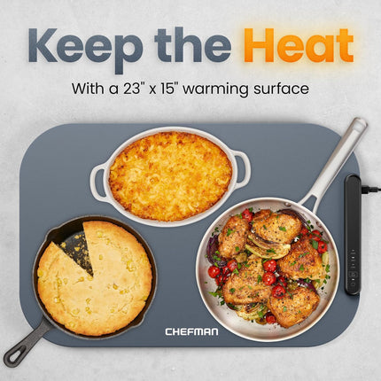 Chefman Roll n’ Go Food Warming Mat, Electric Warming Tray for Buffets, Parties,
