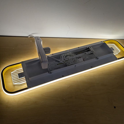 Becailyer 72W Dimmable LED Ceiling Light, 31.4" Modern Ceiling Lamp, Gold Metal