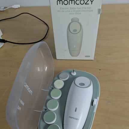 Momcozy Baby Nail File Electric, Gentle Baby Nail Trimmer Electric, Baby Nail Cl