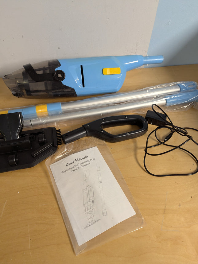 Pool Vacuum Cleaner for Above Ground Pool & In Ground Cordless Rechargeable Pool